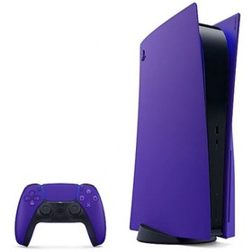 تصویر پلی استیشن 5 با درایو باندل سفارشی - Playstation 5 Standard Edition Bundle Galactic Purple 