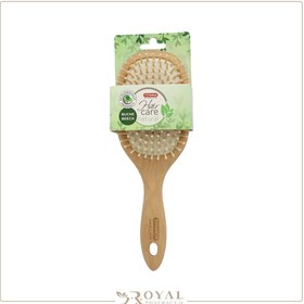 تصویر برس تخت چوب راش آنتی استاتیک 2871 تیتانیا Titania Beech Wood Hair Brush 2871