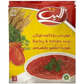 تصویر سوپ جو و گوجه فرنگی 65g الیت 