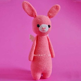 تصویر عروسک بافتنی خرگوش مدل هلوئیز کد 50 