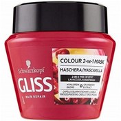 تصویر ماسک مو گلیس مخصوص موهای رنگ شده اصلی اروپایی ا Gliss Colour 2-in-1 Treatment Gliss Colour 2-in-1 Treatment