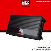 تصویر آمپلی فایر MTX Thunder 75.4 حرفه ای ۴ کاناله 