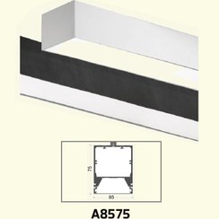 تصویر چراغ لاینر آویز رویه 85 میلیمتر اکولاین کد A8575 