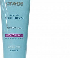 تصویر کرم بدن سینره ضد آلودگی هوا مناسب انواع پوست 250 میل Cinere Cream Hydra Silk Body 250ml