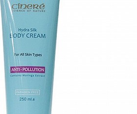 تصویر کرم بدن ضد آلودگی Hydra Silk سینره 250 میلی لیتر Cinere Hydra Silk Anti Pollution Body Cream 250ml