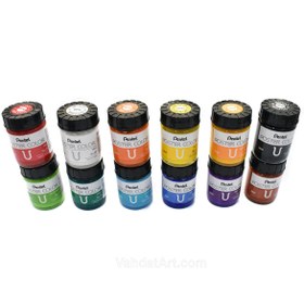 تصویر گواش  12 رنگ پنتل مدل WPU2-12 Pentel WPU2-12 Gouache 12 Colours