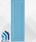 تصویر کاشی خاک‌سفید فخار 30×10 کالکشن ماترا آبی روشن براق 