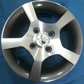 تصویر رینگ فابریک سایز۱۴ (۱۰۸×۴) مدل رویال (۰۰۹) رختراش دودی اروند Original wheel size 14"(4×108) Royal MG (009)