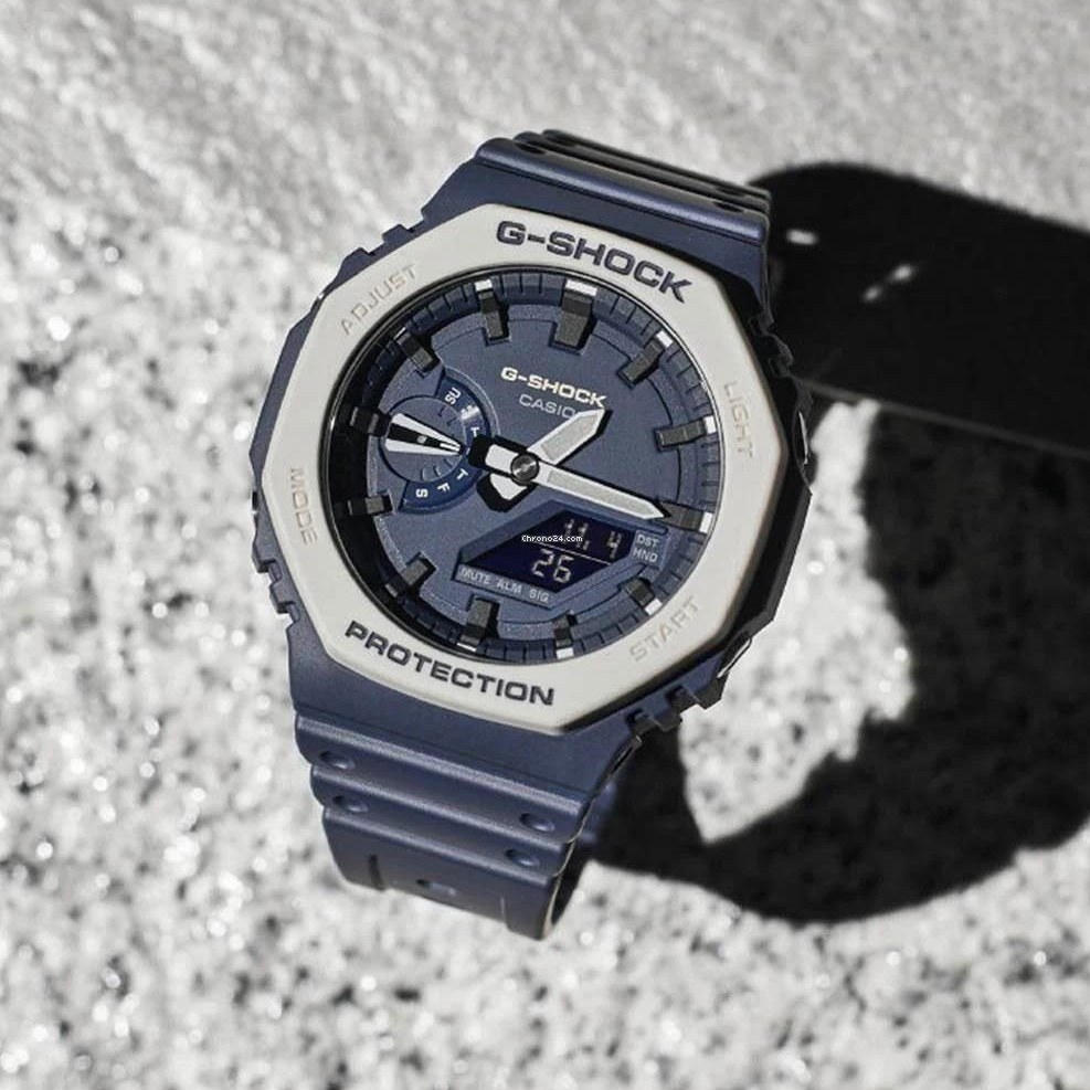 Amazon | G-Shock GA2110ET-2A ネイビー/ブルー フリーサイズ, ネイビー/ブルー, one size,  GA2110ET-2A。 | 腕時計 | ファッション 通販