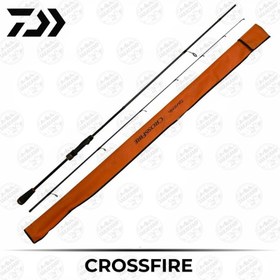 تصویر چوب ماهیگیری دایوا دوتکه کربن ۲٫۱ متر مدل کراس فایر CrossFire اکشن ۵-۱۴ CF702LFS-CF 