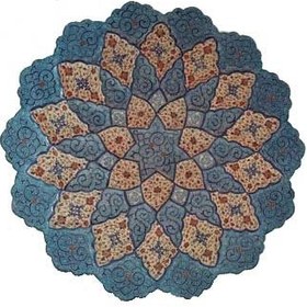 تصویر بشقاب مینا 30 سانتی 