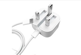 تصویر شارژر اپل توان 20 وات سه پین همراه کابل تایپ سی به تایپ سی Charger Apple 20W Three Pin with Cable Type C To Type C