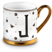 تصویر ماگ کاراجا حرف J حجم ۳3۰ میلی 