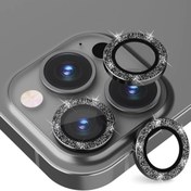تصویر محافظ لنز رینگی اکلیلی آیفون مناسب برای ایفون ۱۱ پرو مکس ا Iphone 11 Pro Max Camera Protector Iphone 11 Pro Max Camera Protector