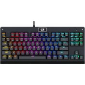 تصویر کیبورد مخصوص بازی ردراگون مدل K568 RGB Redragon K568 RGB Gaming Keyboard