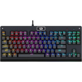 تصویر کیبورد مخصوص بازی ردراگون مدل K568 RGB Redragon K568 RGB Gaming Keyboard