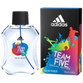 تصویر عطر تیم فایو EDT ۱۰۰ میلی‌لیتر برند Adidas Team Five EDT 100ml