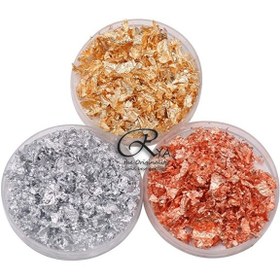 تصویر ورق طلا خرد سه گرمی 