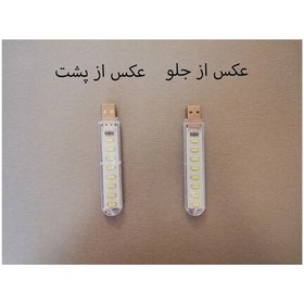 تصویر چراغ USB اضطراری 16LED مدل دو طرفه با قاب محافظ 