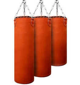 تصویر کیسه بوکس چرم ۱۴۰سانت 140cm leather punching bag