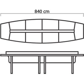 تصویر میز کنفرانس میکرون مدل C-10 