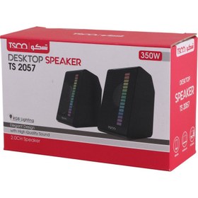 تصویر اسپیکر دو تکه TSCO TS 2057 TSCO TS 2057 Desktop Speaker