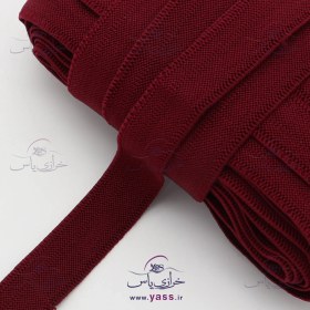 تصویر کش ساسبند ضخیم زرشکی 2 سانت (توپ 20 یاردی) 