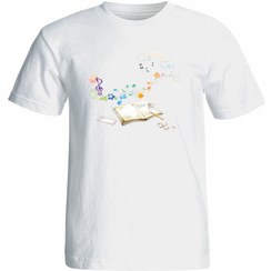 تصویر تی شرت زنانه آستین کوتاه نوین نقش طرح کد 9561 