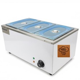 تصویر هات بن ماری سه لگن سیلور مکث هات بن ماری سه لگن سیلور مکث