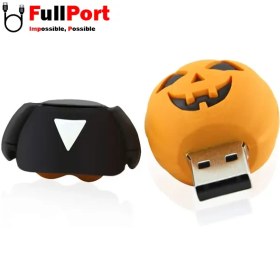 تصویر فلش کینگ فست مدل Pumpkin Halloween HA-12 با ظرفیت 32 گیگابایت Kingfast Pumpkin Halloween HA-12 USB2.0 32GB Flash Memory