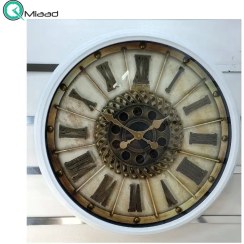 تصویر ساعت دیواری آویسا چرخ دنده متحرک کد405 clock Avisa 405