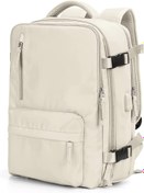 تصویر 15.6 Inch Laptop Backpack for Women Work Laptop Bag Fashion with USB Port Waterproof Backpacks Teacher Stylish Travel Bags Casual Daypacks for School College Business Light Dusty - ارسال 10 الی 15 روز کاری 
