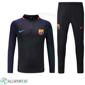 تصویر ست گرمکن و شلوار بارسلونا Nike Barcelona 2017-18 Training Suit 