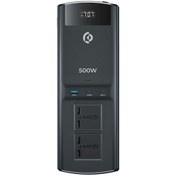 تصویر اینورتر خودرو 500 وات پاورولوژی مدل PCCSR008 Powerology 500W Car Inverter Model PCCSR008