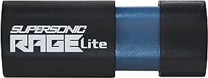 تصویر حافظه پاتریوت Supersonic Rage Lite USB 3.2 Gen 1 Flash Drive - 128GB - PEF128GRLB32U 128GB - ارسال 15 الی 20 روز کاری 