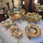 تصویر سرویس پذیرایی ۴ تیکه گل لوتوس 