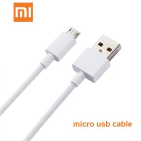 تصویر کابل شارژ اصلی شیائومی microUSB طول 1 متر ا Xiaomi microUSB main charging cable length 1 meter Xiaomi microUSB main charging cable length 1 meter