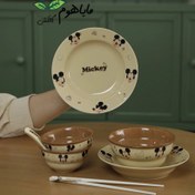 تصویر ست غذاخوری فانتزی ۲ نفره دیزنی لند ۶ تکه سرامیک 