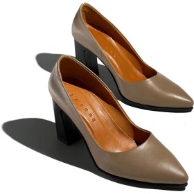 تصویر کفش پاشنه دار چرم ws۷۷۰۰۷ 