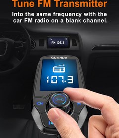 تصویر فندکی همه کاره ماشین مدل Bluetooth FM Transmitter in-Car - ارسال 25 الی 30 روز کاری 