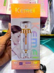 تصویر کیمی KEMEI- KM-151 - شیور و تریم ابرو بانوان ۲ در ۱ شارژی 