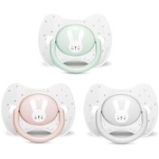 تصویر پستانک سری گرد 0-6 سواوینکس Suavinex طرح خرگوش - 