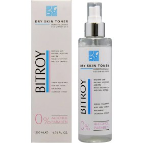 تصویر تونر پاک کننده بیتروی مناسب پوست خشک 200 میل Bitroy Cleansing Toner For Dry Skin 200ml