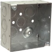 تصویر جعبه تقسیم برق 10*10 گالوانیزه 