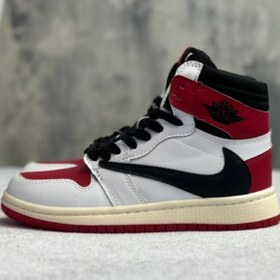 تصویر کتونی Air jordan x travis قرمز Air Jordan x travis scott