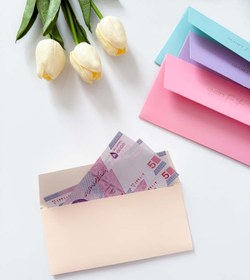 تصویر پاکت پول پاستلی 