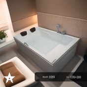 تصویر وان حمام سایز ۱۷۰ در ۱۱۰ سانتیمتر 