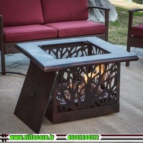 تصویر آتشدان ویلایی باغی کد 175 