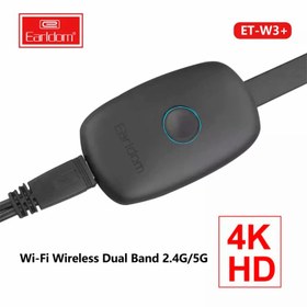 تصویر دانگل Earldom ET-W3+ Wireless 4K HDMI توجه: پک کالا ضعیف می باشد