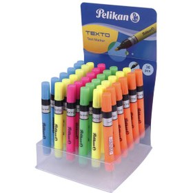 تصویر ماژیک هایلایتر ۳۶ رنگ هرون بسته ۵ عددی 